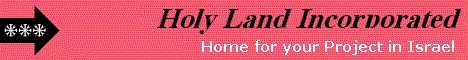 Holy Land Inc., Home and Consultants for projects in Israel